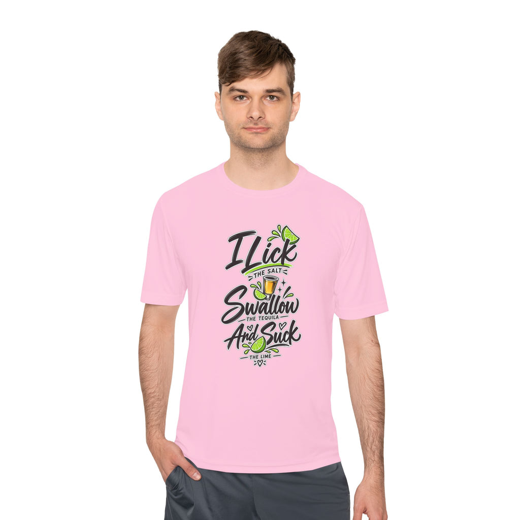 Graphic Tee - "I Lick the Salt, Swallow the Tequila and Suck the Lime" Funny Margarita Shirt
