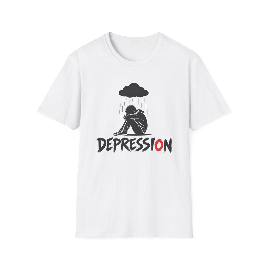 Depression Awareness T-Shirt - Rain Cloud Mental Health Tee