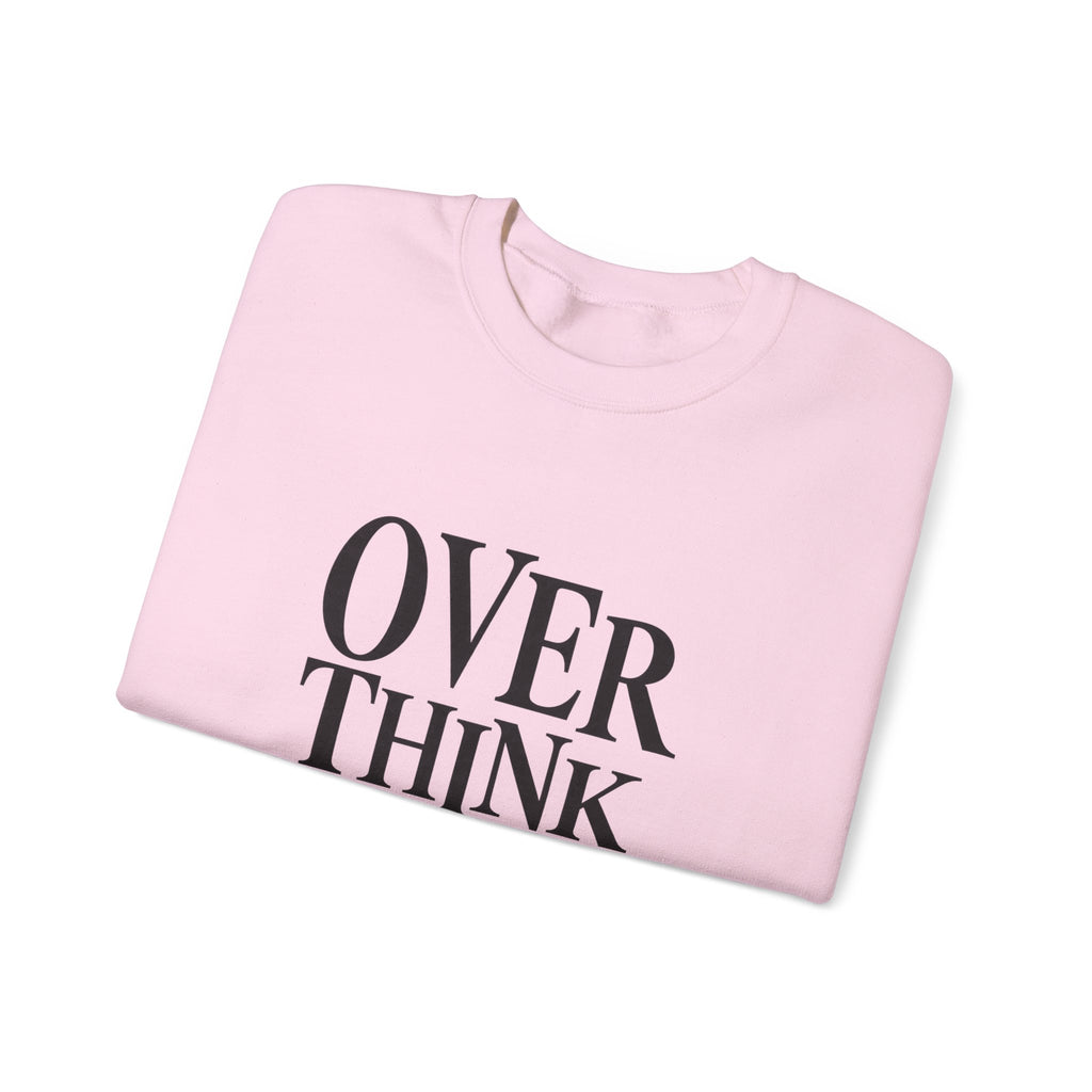 Overthinking Sweatshirt - Minimalist Anxiety Awareness Crewneck