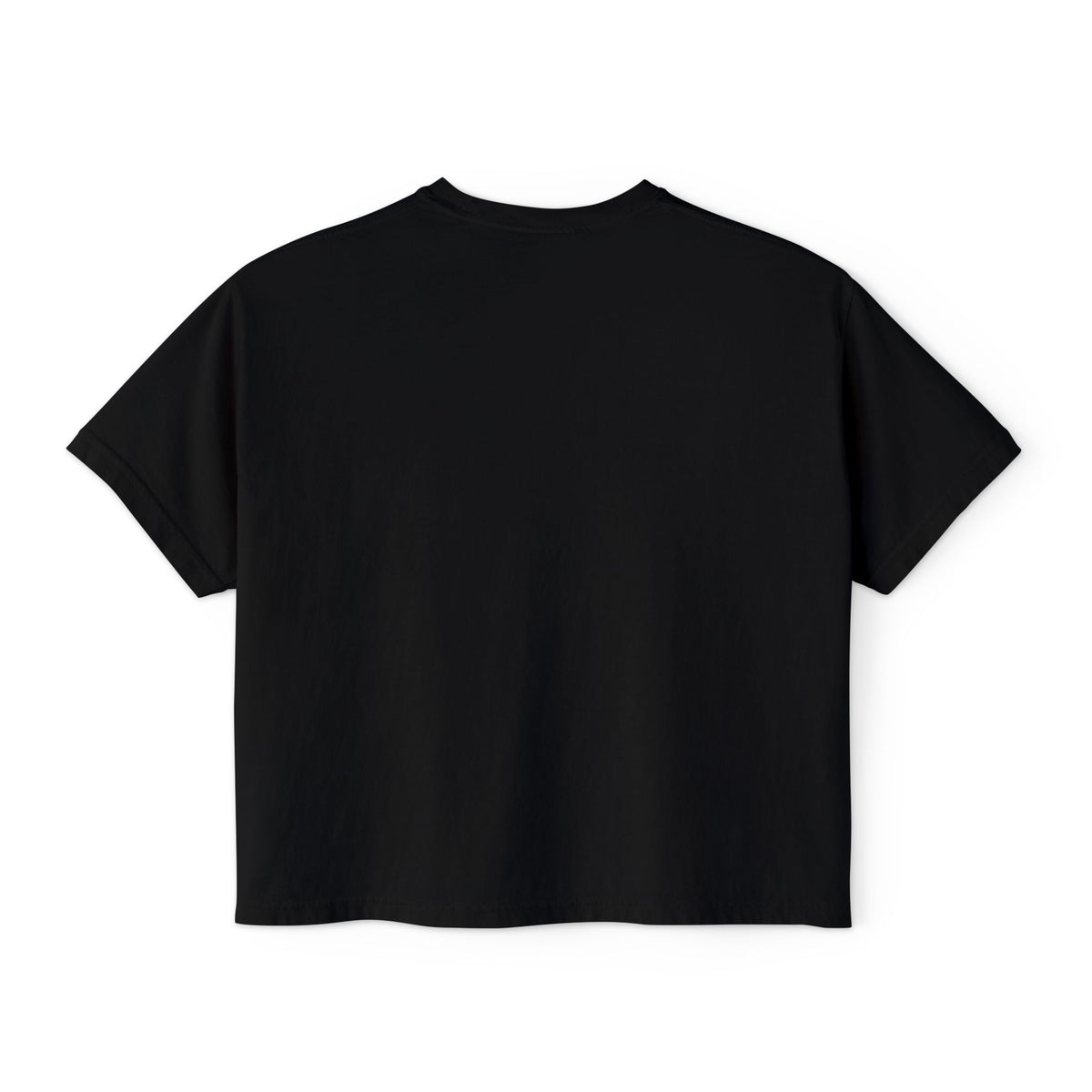 Boxy Tee - "my neck, my back / my anxiety attacks" Minimalist Anxiety Awareness Crop Top