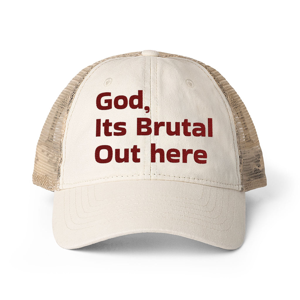 Women's Washed Mesh-Back Cap