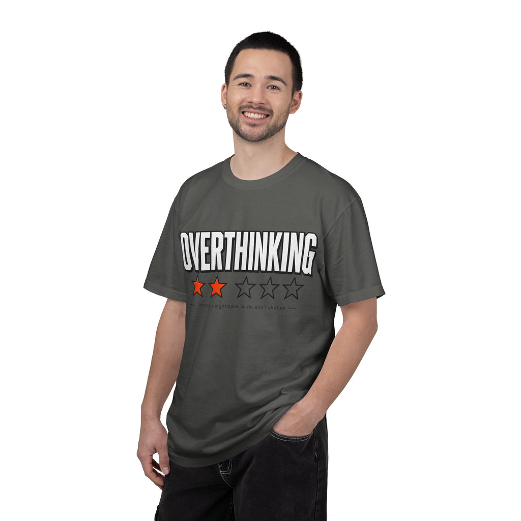 Overthinking Score T Shirt - Relatable Mental Health Graphic Tee