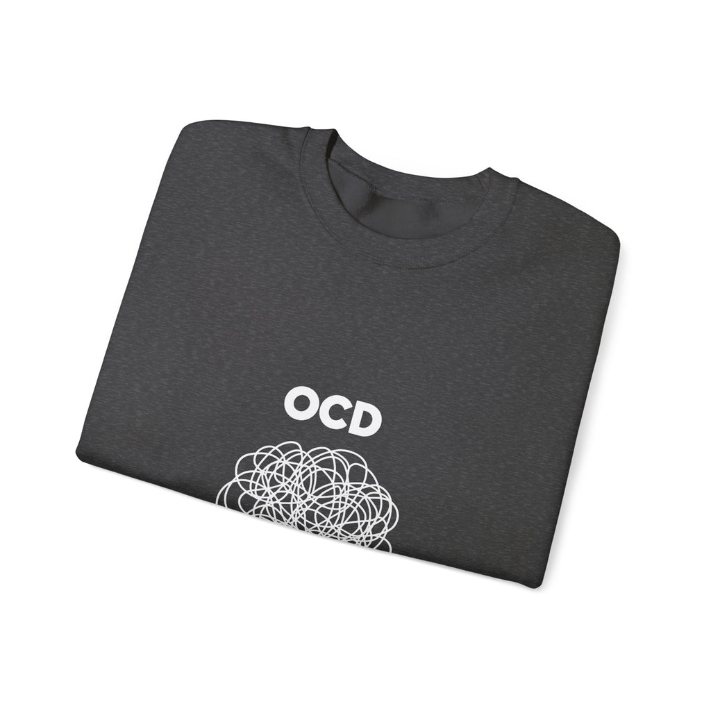 OCD Awareness Crewneck Sweatshirt - "A daily battle with my brain" Comfort Pullover