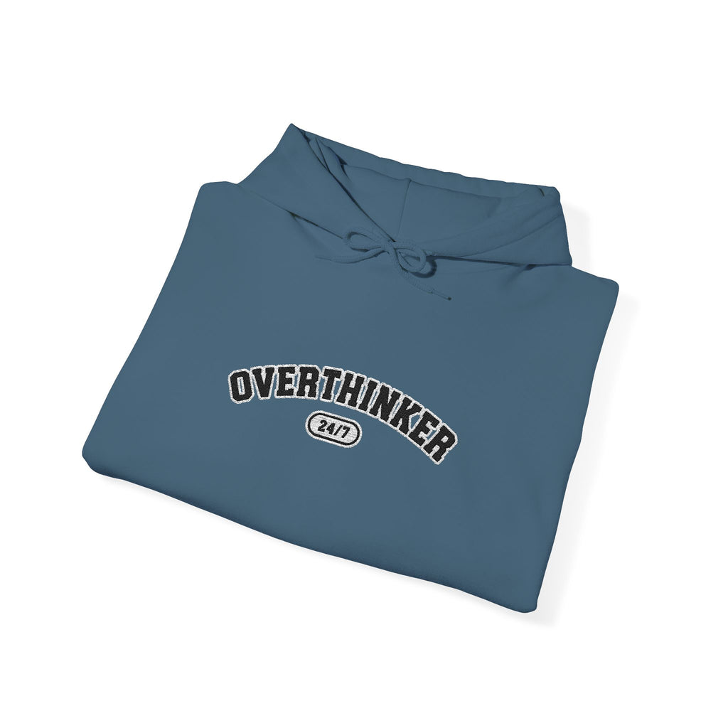 Overthinker Hoodie - Minimal Text Graphic Pullover