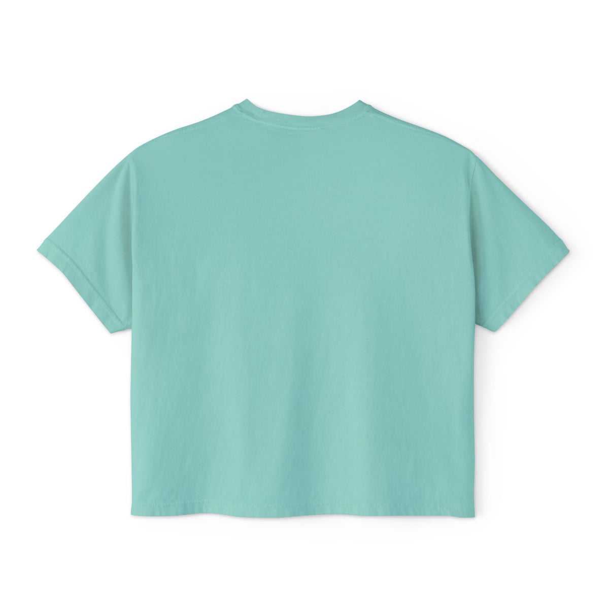 Boxy Tee - "my neck, my back / my anxiety attacks" Minimalist Anxiety Awareness Crop Top