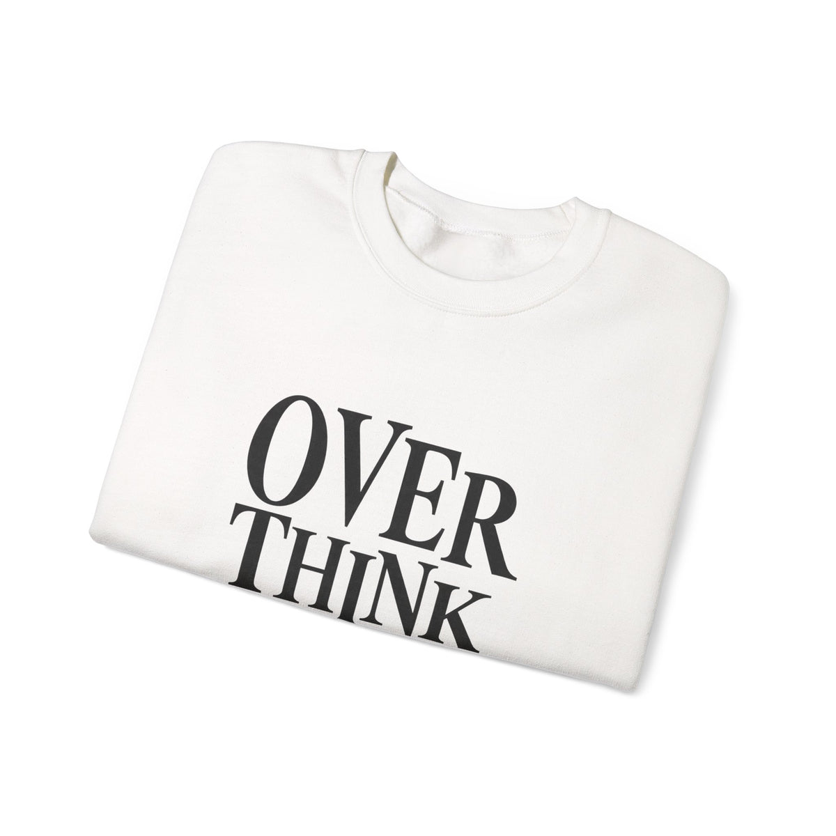Overthinking Sweatshirt - Minimalist Anxiety Awareness Crewneck
