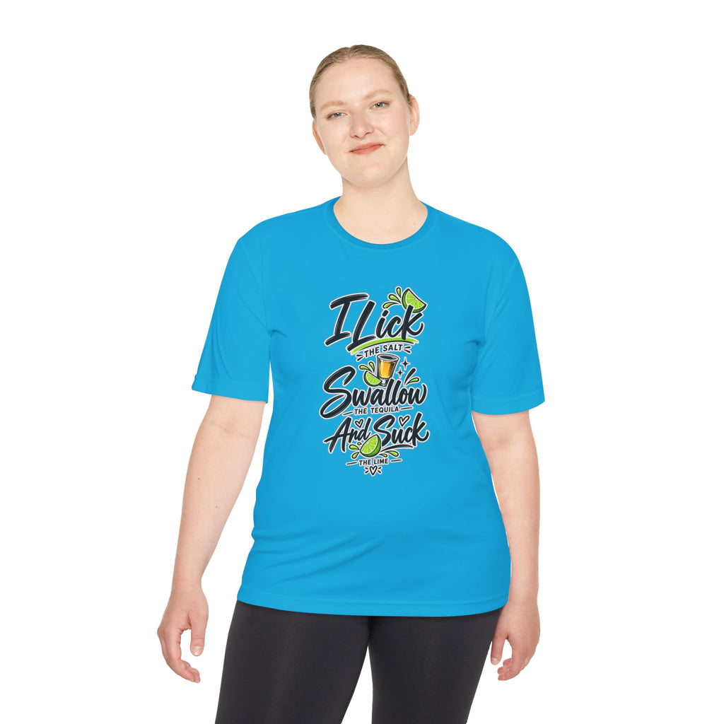 Graphic Tee - "I Lick the Salt, Swallow the Tequila and Suck the Lime" Funny Margarita Shirt