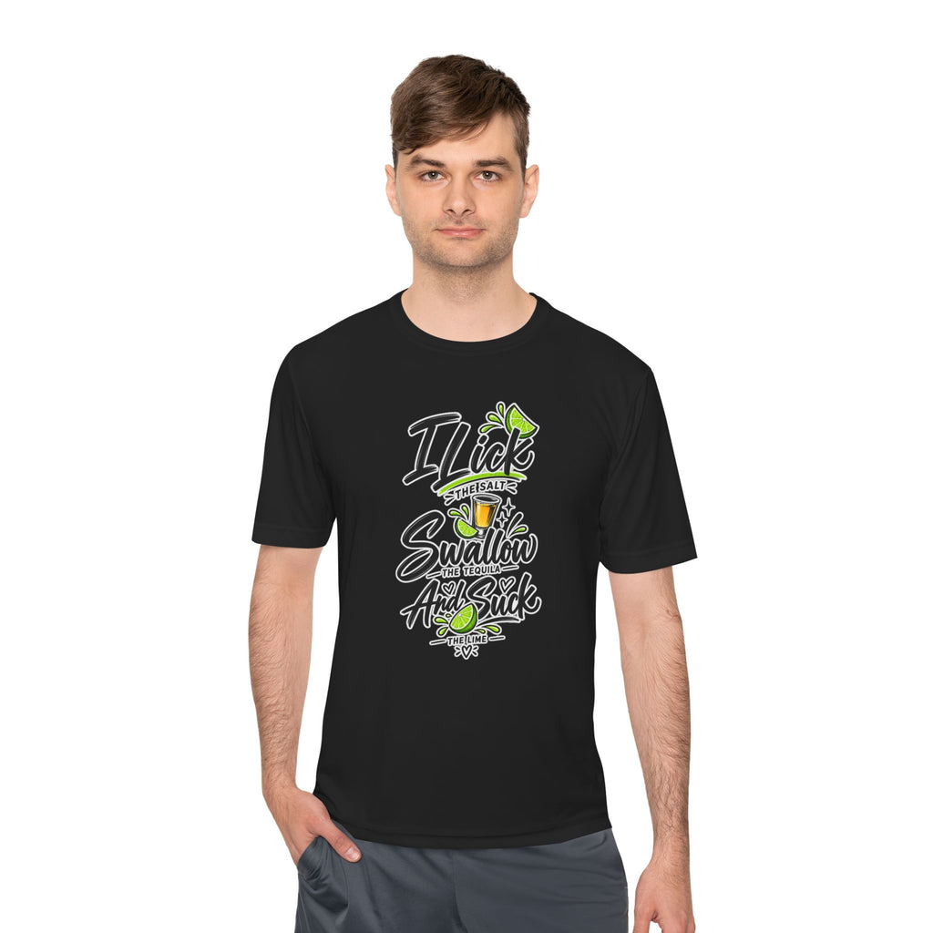 Graphic Tee - "I Lick the Salt, Swallow the Tequila and Suck the Lime" Funny Margarita Shirt