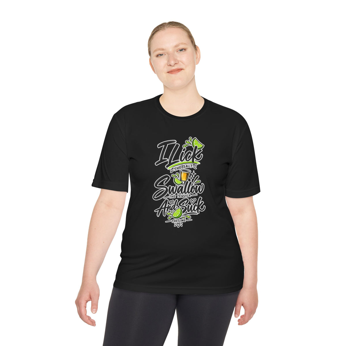 Graphic Tee - "I Lick the Salt, Swallow the Tequila and Suck the Lime" Funny Margarita Shirt