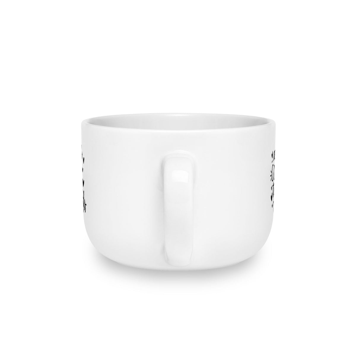 25oz Ceramic Latte Mug | “Just a Girl With Big Goals” Inspirational Mug