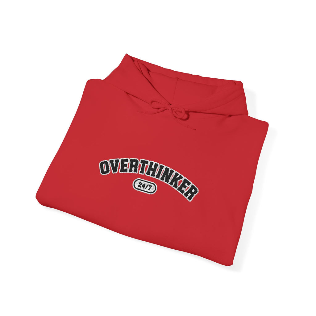 Overthinker Hoodie - Minimal Text Graphic Pullover