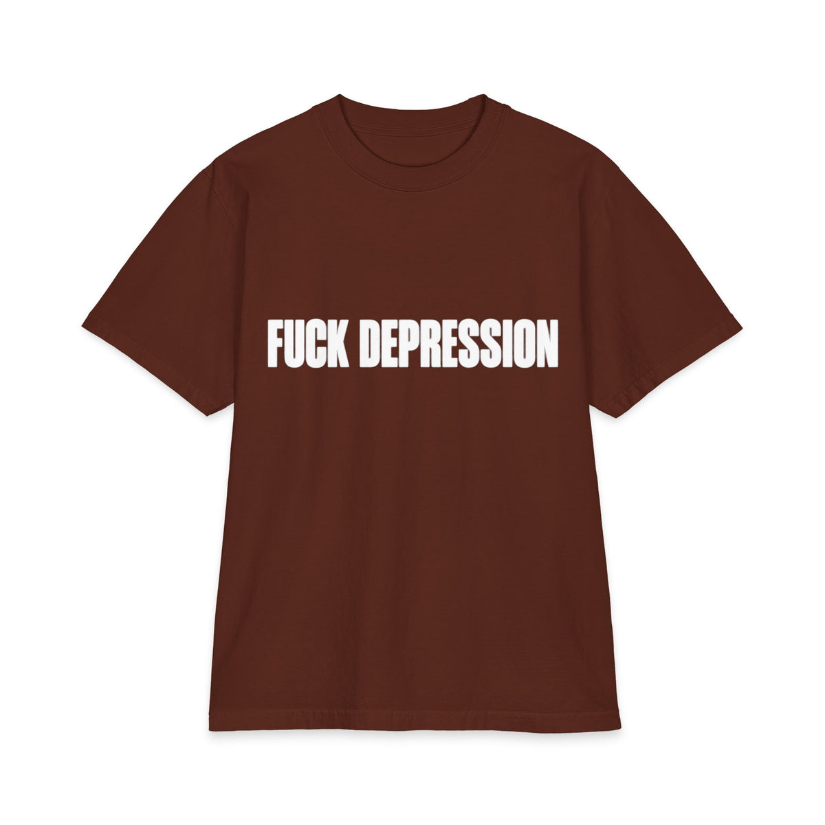 Fuck Depression T‑Shirt - Bold Mental Health Awareness Tee