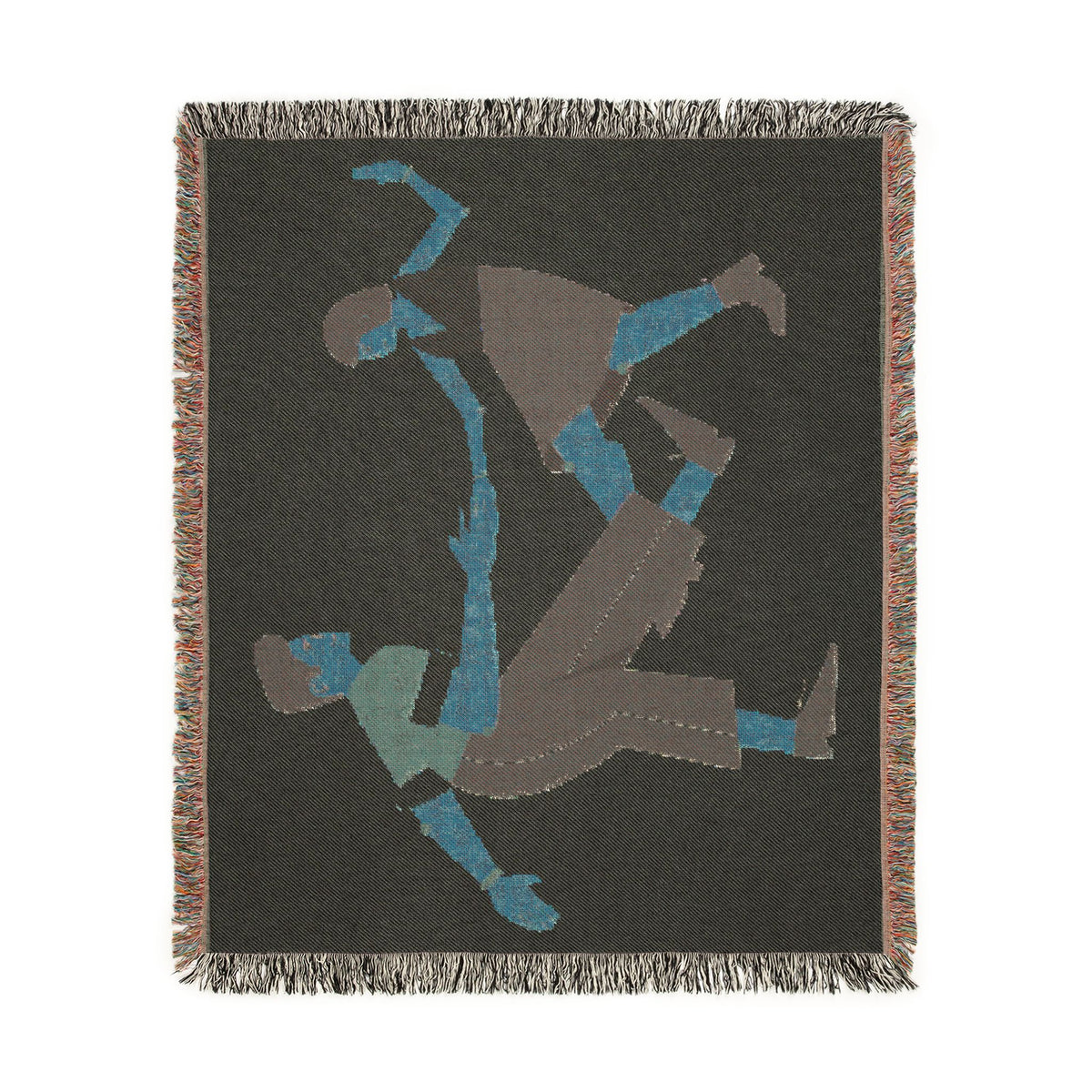 Woven Blanket - Retro Swing Dance Couple Throw Blanket
