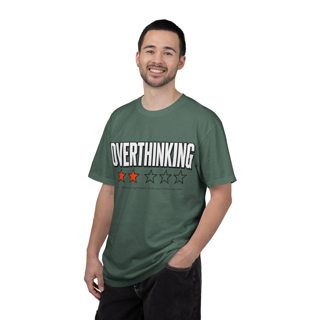 Overthinking Score T Shirt - Relatable Mental Health Graphic Tee