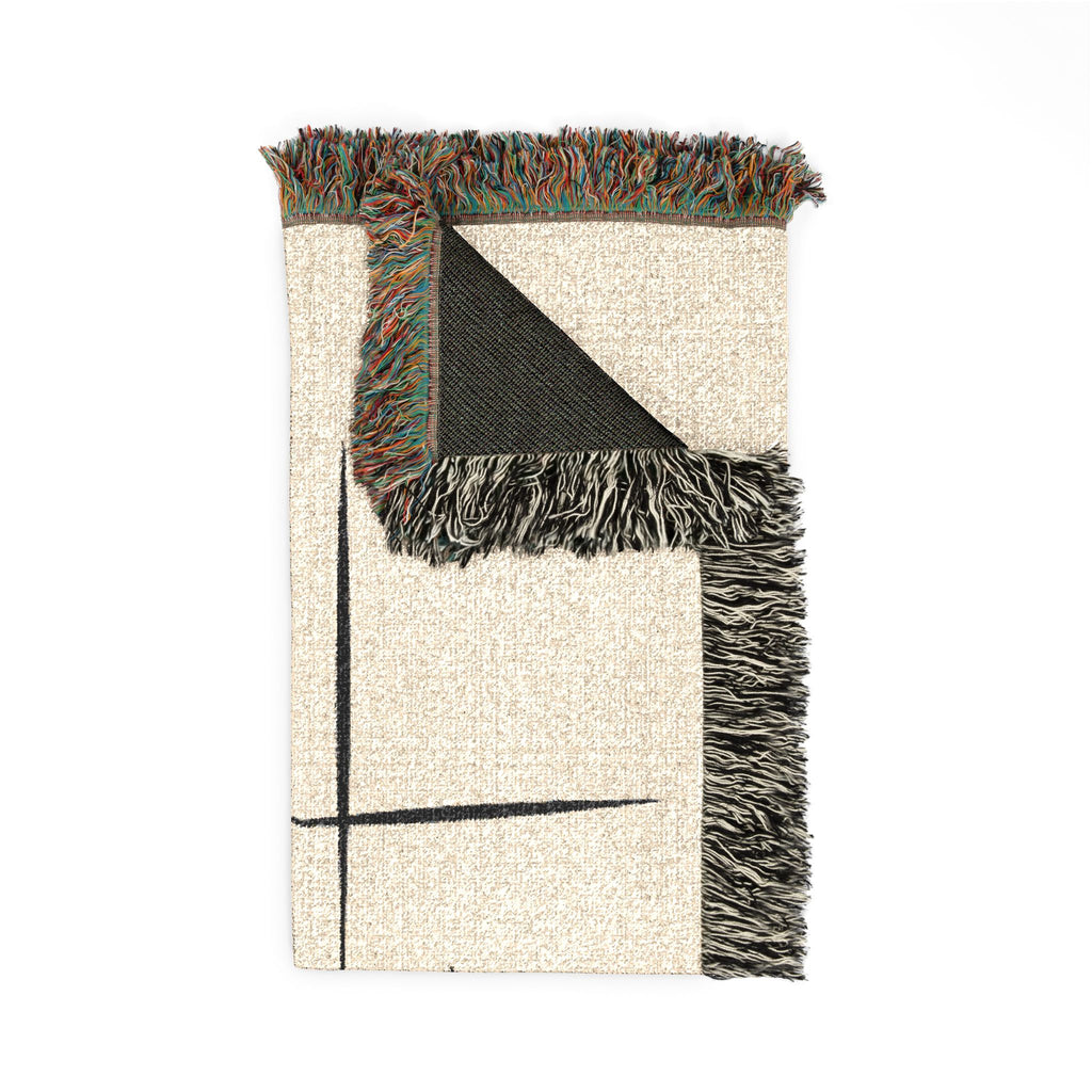 Tic-Tac-Love Woven Throw Blanket - Cozy Heart Tic-Tac-Toe Design