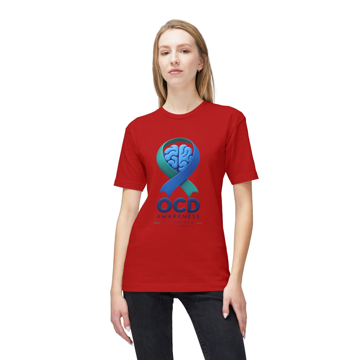 OCD Awareness Ribbon T-Shirt - Mental Health Support Tee