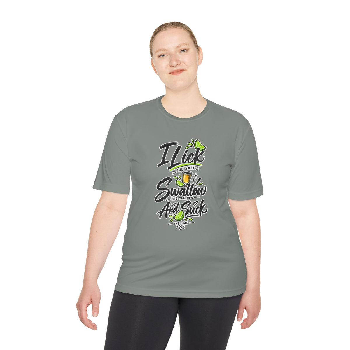 Graphic Tee - "I Lick the Salt, Swallow the Tequila and Suck the Lime" Funny Margarita Shirt
