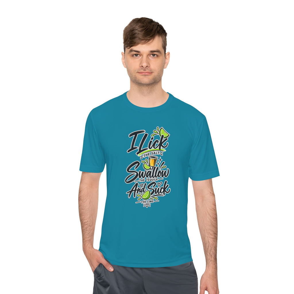 Graphic Tee - "I Lick the Salt, Swallow the Tequila and Suck the Lime" Funny Margarita Shirt