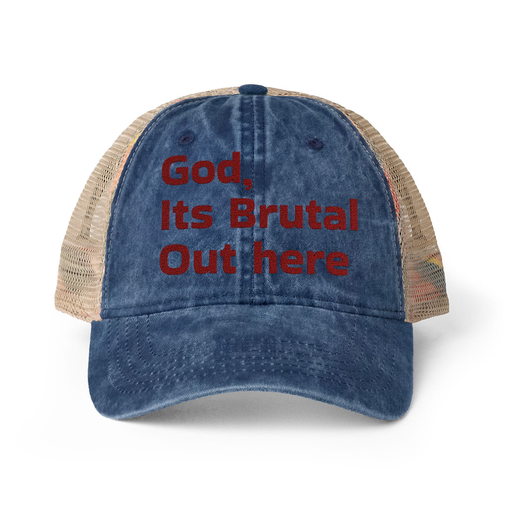 Women's Washed Mesh-Back Cap