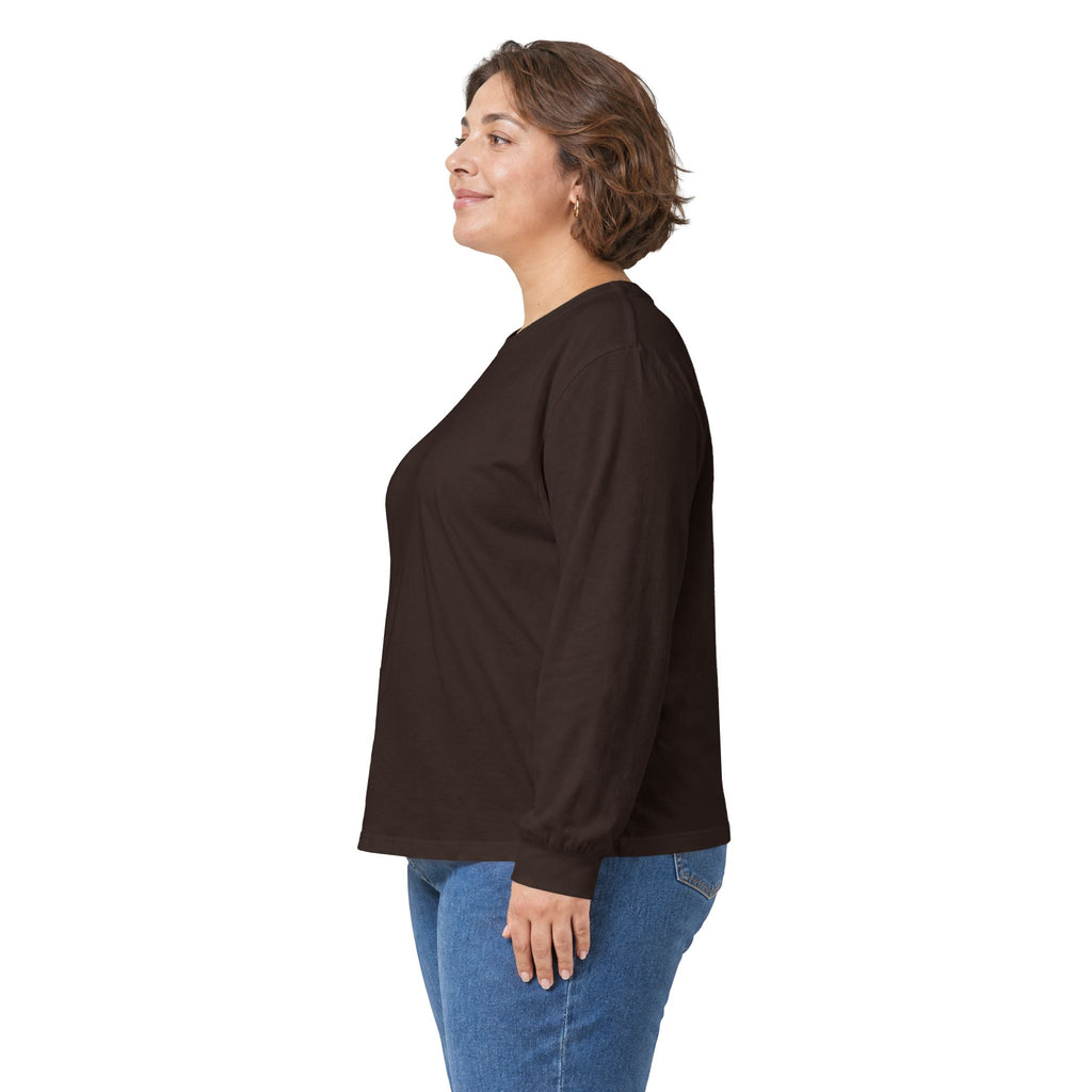 Long Sleeve Tee - "My Anxiety Is Chronic But My Personality Is Iconic" Graphic