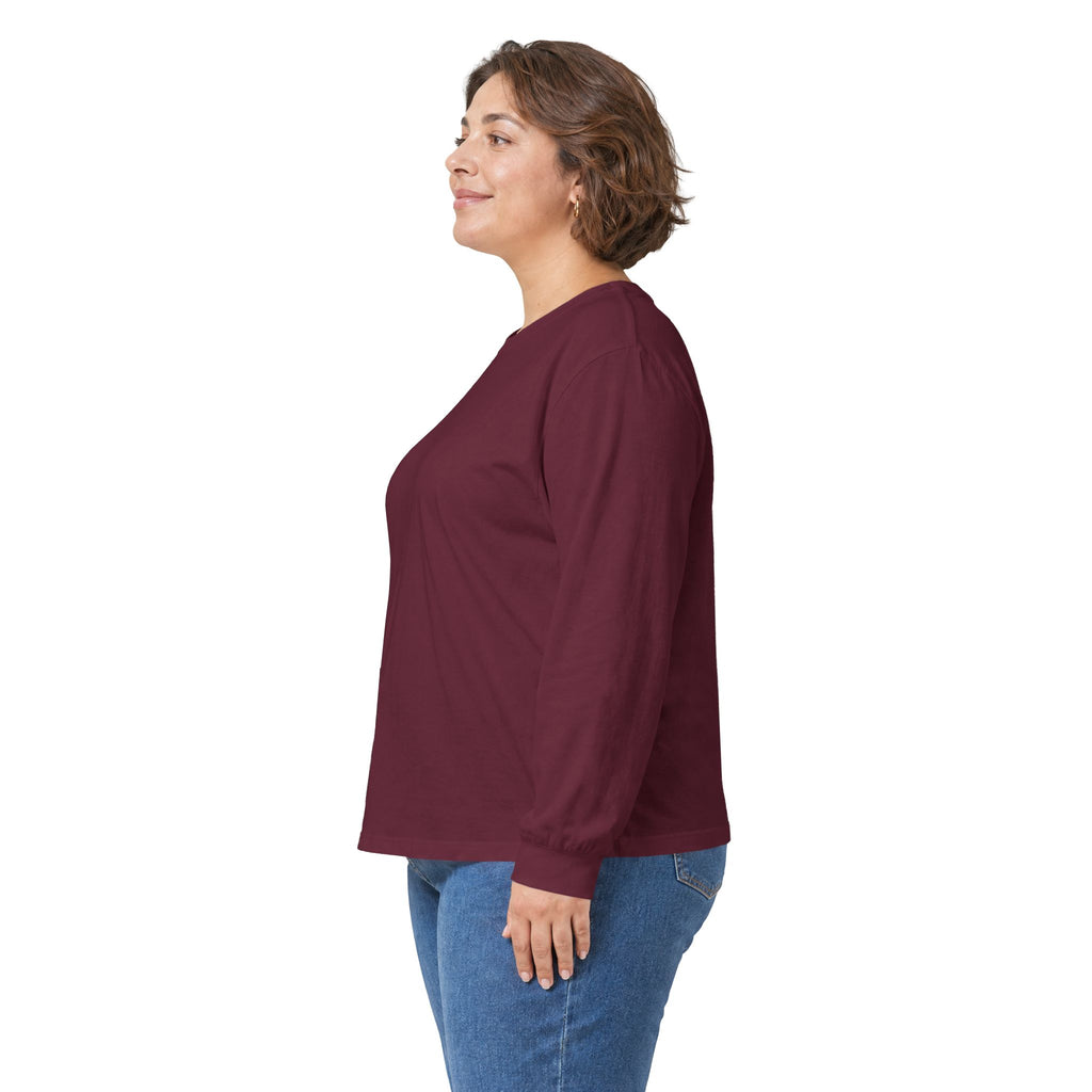 Long Sleeve Tee - "My Anxiety Is Chronic But My Personality Is Iconic" Graphic