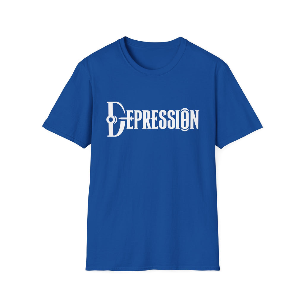 Depression Awareness T-Shirt - Stylized Keyhole Typography