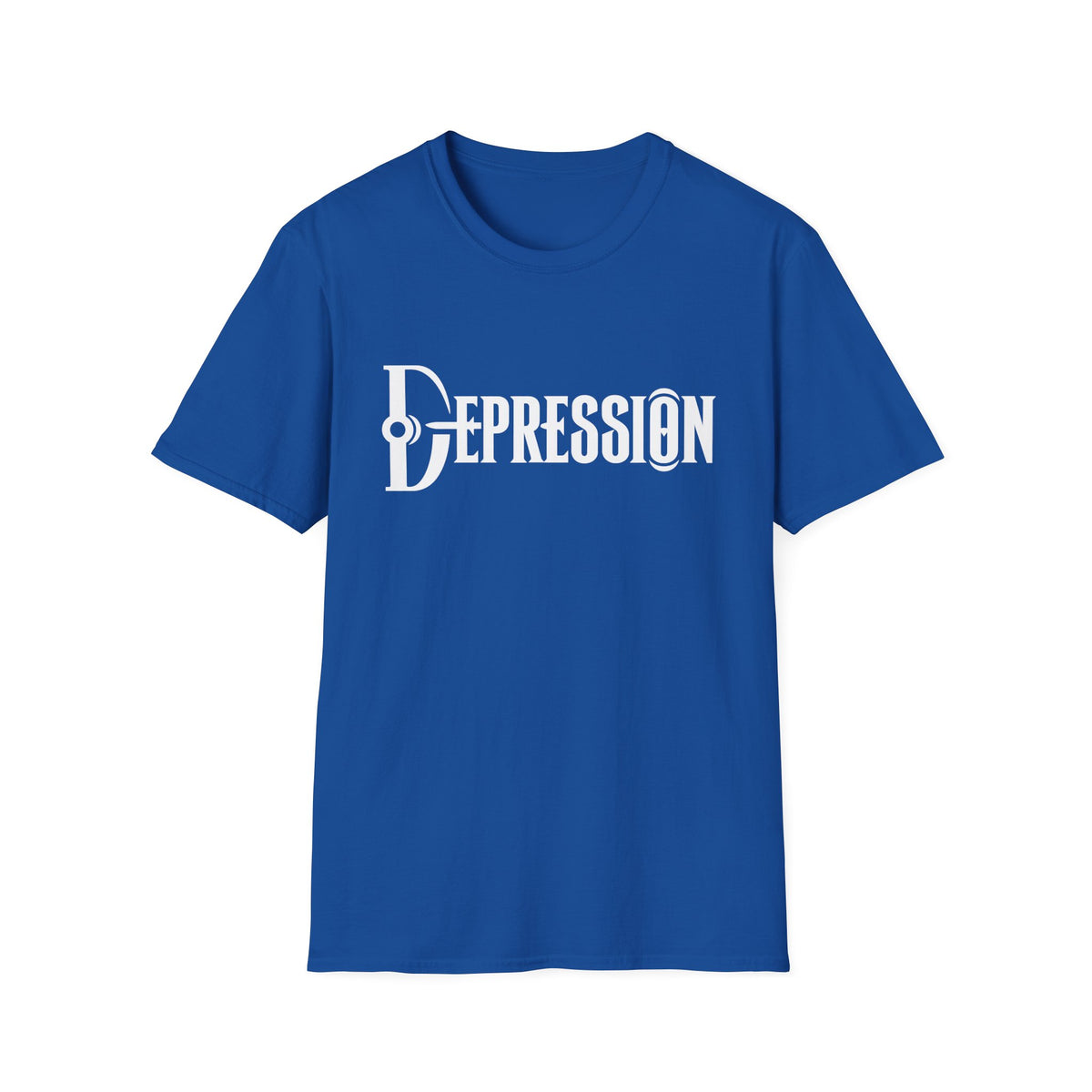 Depression Awareness T-Shirt - Stylized Keyhole Typography