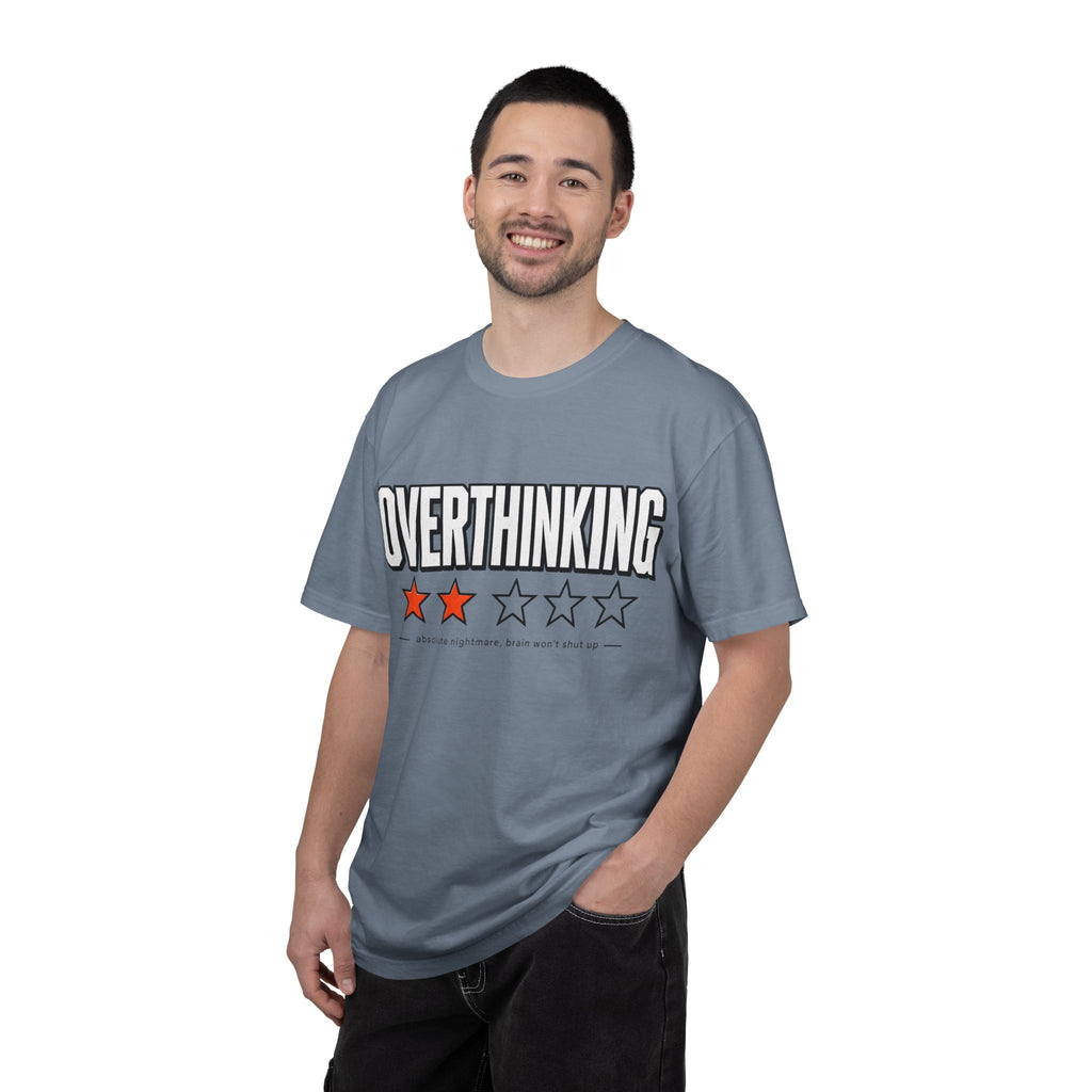 Overthinking Score T Shirt - Relatable Mental Health Graphic Tee
