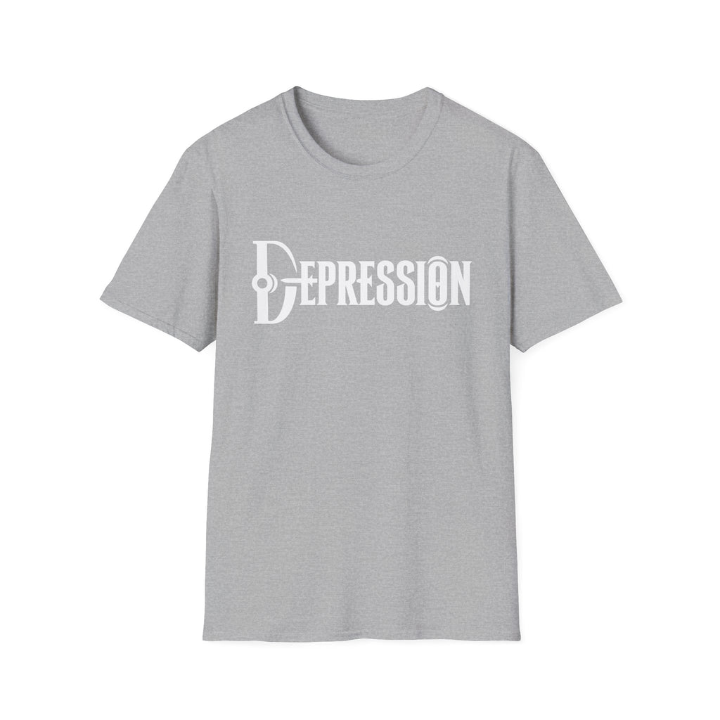 Depression Awareness T-Shirt - Stylized Keyhole Typography