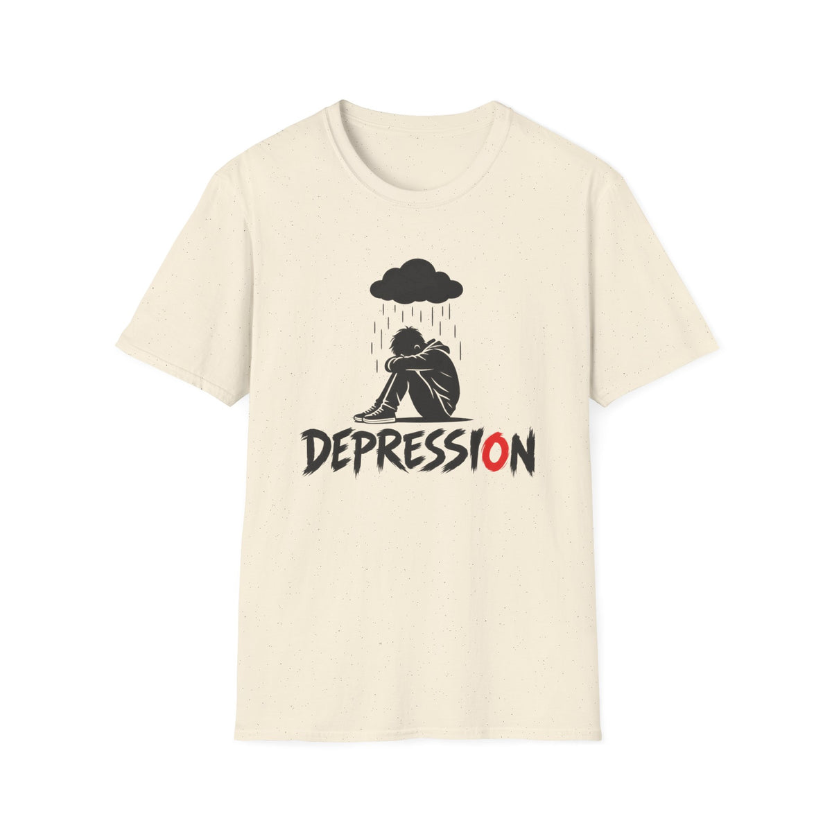 Depression Awareness T-Shirt - Rain Cloud Mental Health Tee