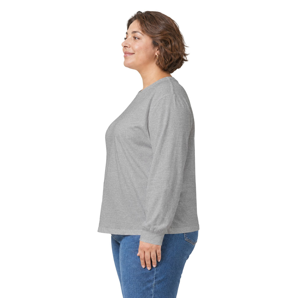 Long Sleeve Tee - "My Anxiety Is Chronic But My Personality Is Iconic" Graphic