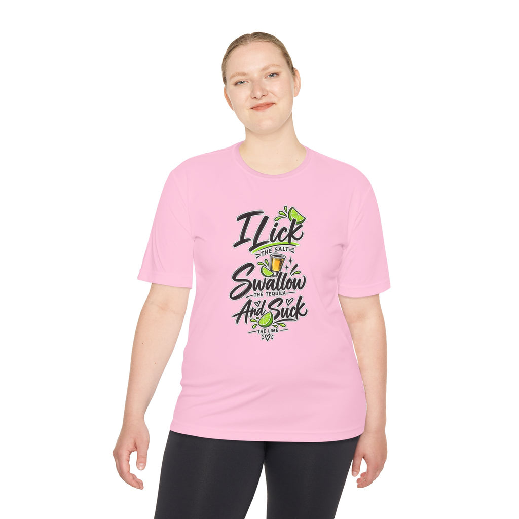 Graphic Tee - "I Lick the Salt, Swallow the Tequila and Suck the Lime" Funny Margarita Shirt