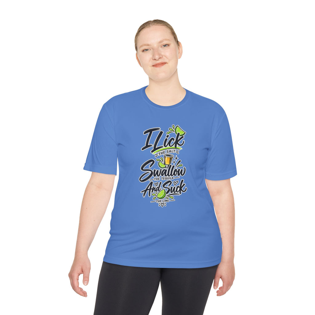 Graphic Tee - "I Lick the Salt, Swallow the Tequila and Suck the Lime" Funny Margarita Shirt