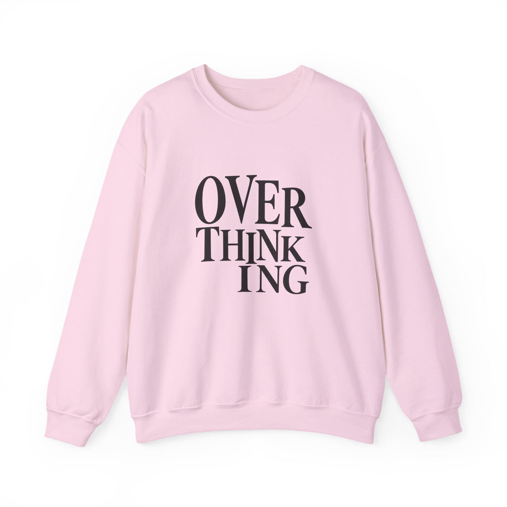 Overthinking Sweatshirt - Minimalist Anxiety Awareness Crewneck