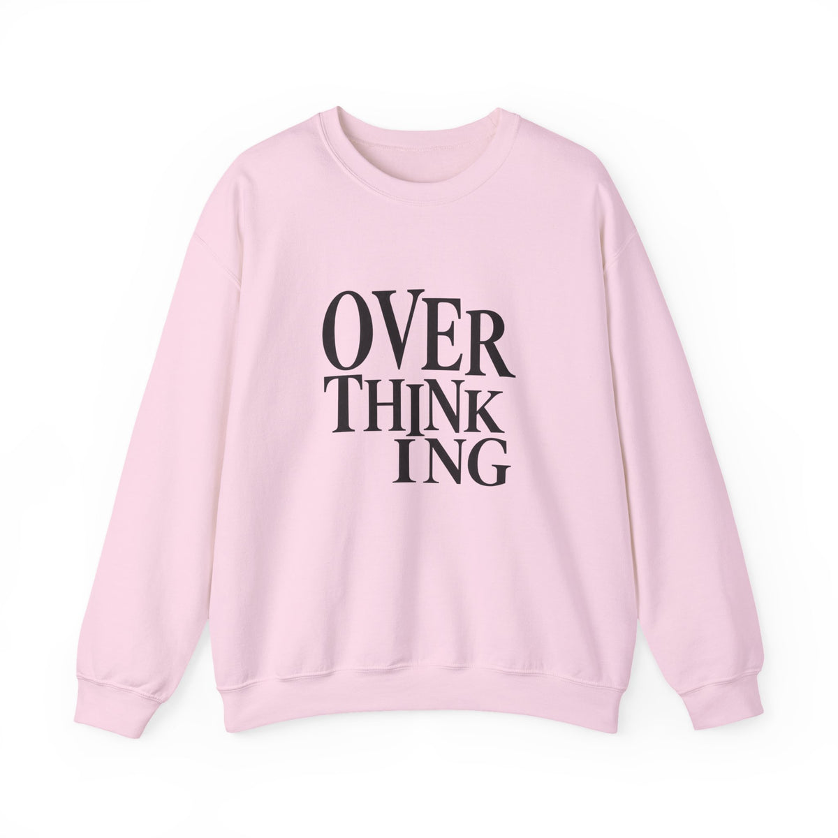 Overthinking Sweatshirt - Minimalist Anxiety Awareness Crewneck