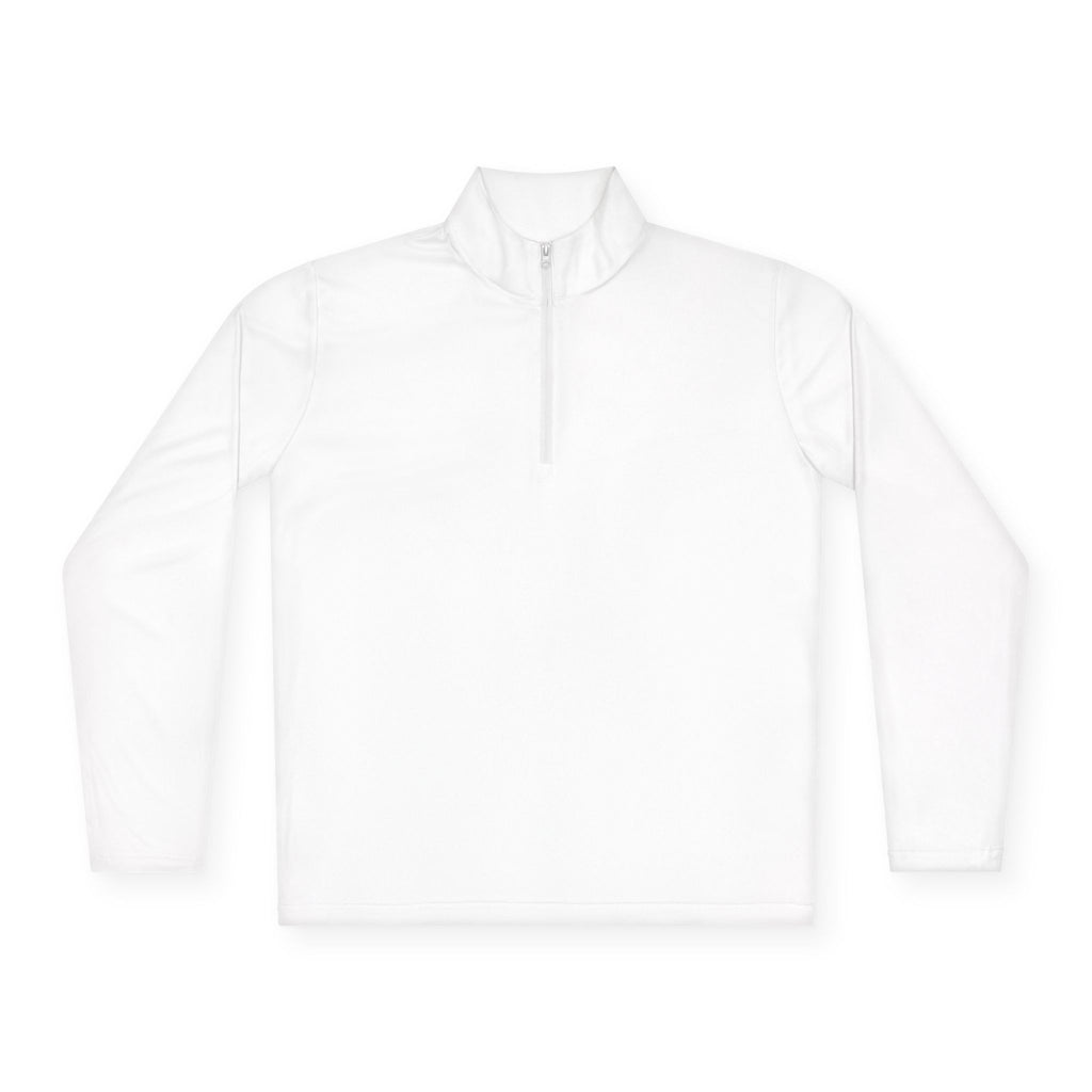 Quarter-Zip Pullover - “The Overthinker” Back Graphic (Thinking Too Much Since Always)