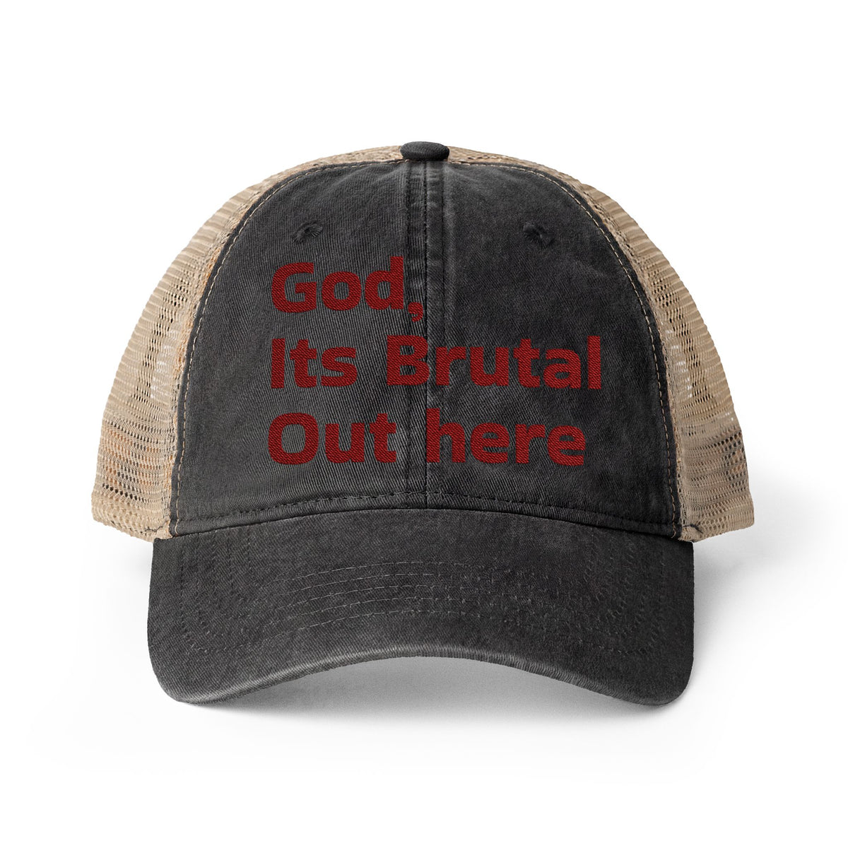Women's Washed Mesh-Back Cap