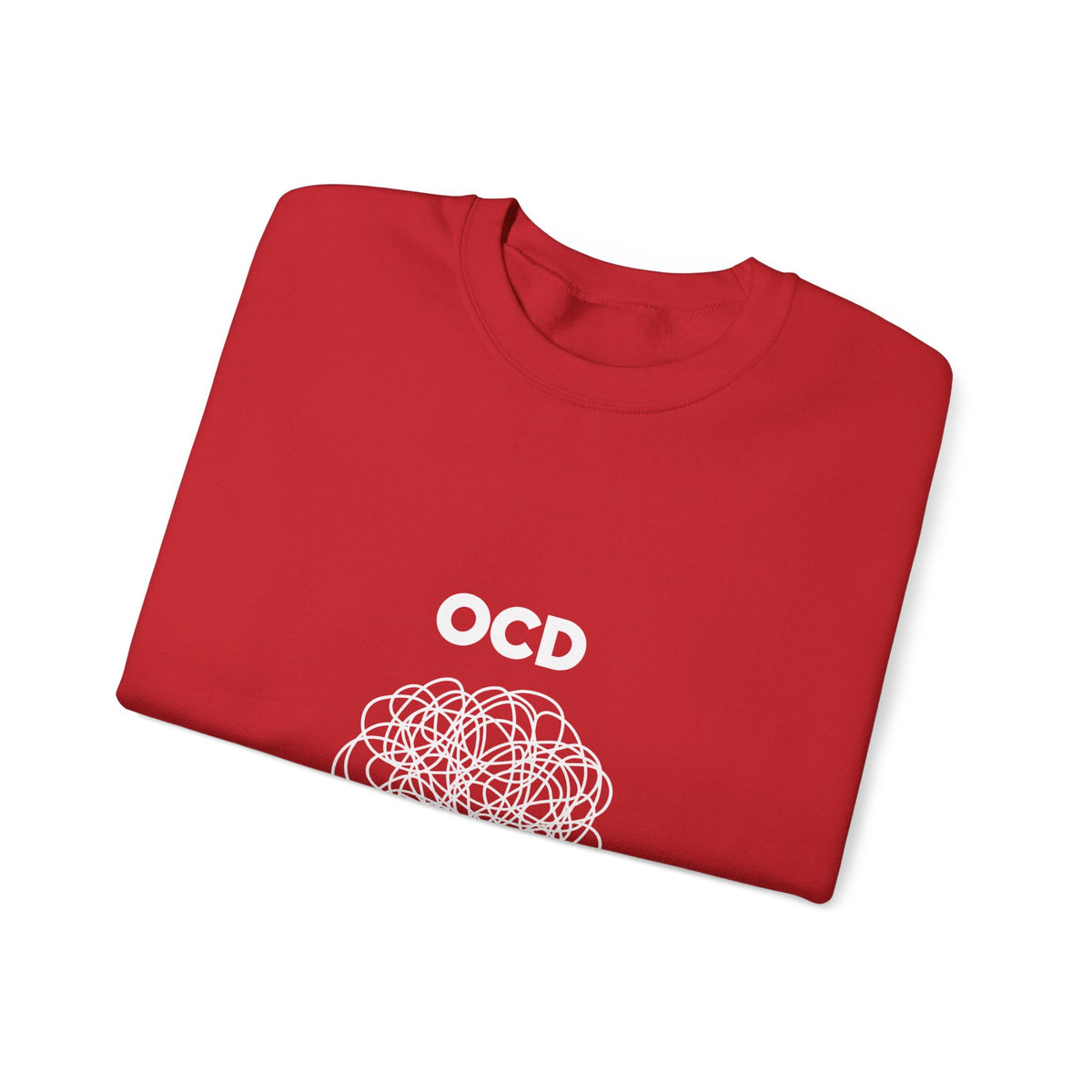 OCD Awareness Crewneck Sweatshirt - "A daily battle with my brain" Comfort Pullover