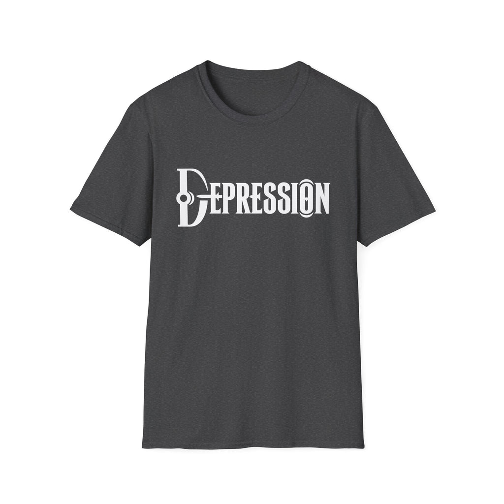 Depression Awareness T-Shirt - Stylized Keyhole Typography
