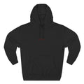 Peace Minimalist Hoodie - Small Gothic Text Chest Print