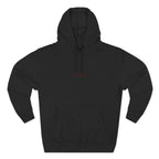 Peace Minimalist Hoodie - Small Gothic Text Chest Print